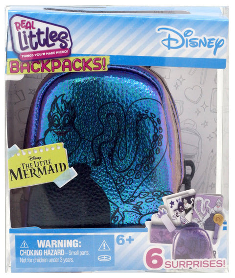 Real Littles Disney Backpack – The Little Mermaid | Mini Collectible with Surprises