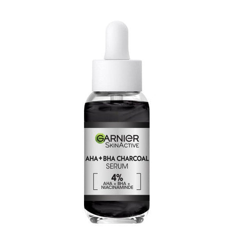 Garnier Charcoal AHA BHA Serum | Blemish & Texture Care | 30ml