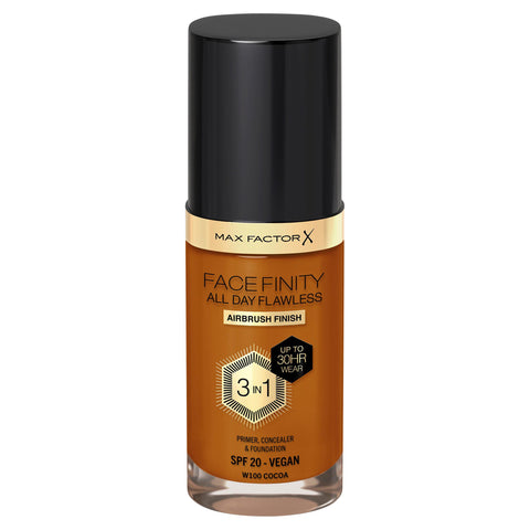 Max Factor Facefinity all day flawless 3 in 1 vegan foundation 30ml