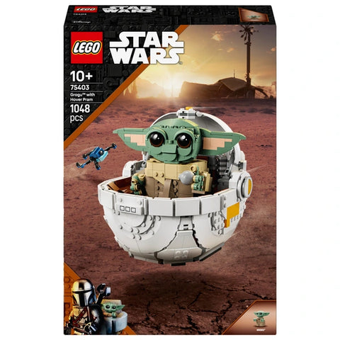 LEGO Star Wars 75403 – Grogu with Hover Pram (1,048 Pieces)
