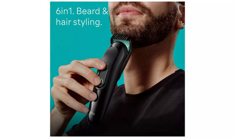 Braun All-In-One Style Kit Series 3 MGK3411 | 6-in-1 Grooming for Beard & Hair