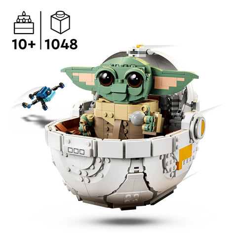 LEGO Star Wars 75403 – Grogu with Hover Pram (1,048 Pieces)