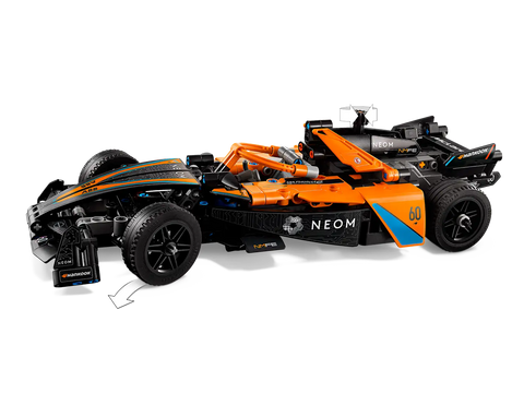 LEGO 42169 NEOM McLaren Formula E – Technic Car with Pull-Back & Steering