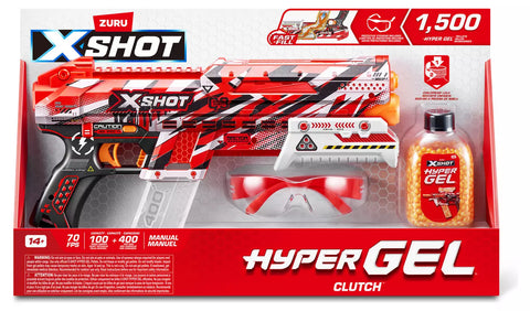 ZURU X-Shot Hyper Gel Clutch Blaster (Includes 5,000 Gellets) – Ages 14+
