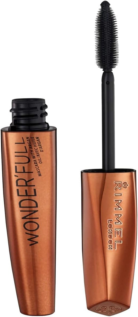 Rimmel London Wonder’Full Mascara | Argan Oil Enriched | Clump-Free Volume | 11ml