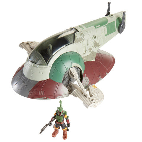 Star Wars Mission Fleet: Starship Skirmish - Boba Fett and Firespray 6cm Figure and Vehicle