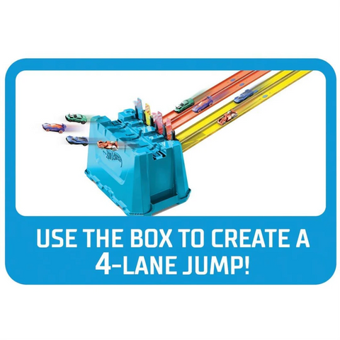 Hot Wheels Track Builder Unlimited Multi-Lane Speed Box