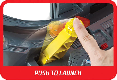 Mattel Hot Wheels Spin Storm Track Set | Loops, Crash Zones & 1 Car Included