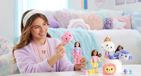 Barbie Cutie Reveal Chelsea Doll – Poodle Theme with 6 Surprises