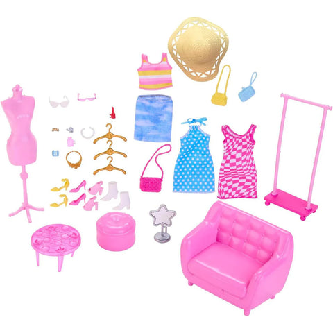 Mattel |Barbie Doll & Closet Fashion Set