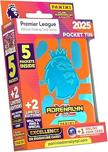 Panini Premier League 2025 Adrenalyn XL Classic Tin – Trading Card Collectors Set
