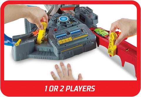 Mattel Hot Wheels Spin Storm Track Set | Loops, Crash Zones & 1 Car Included