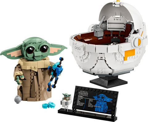 LEGO Star Wars 75403 – Grogu with Hover Pram (1,048 Pieces)