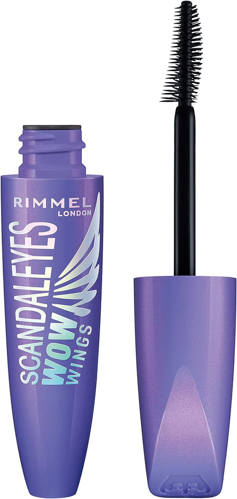 Rimmel London Scandaleyes WOW Wings Mascara | 11x Volume | Winged Lashes | 12ml