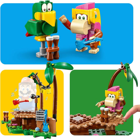 LEGO 71421 Super Mario Dixie Kong’s Jungle Jam Expansion Set