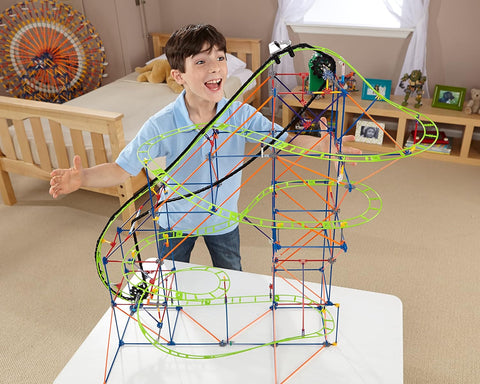 K'NEX | Typhoon Frenzy Roller Coaster Building Set 51438