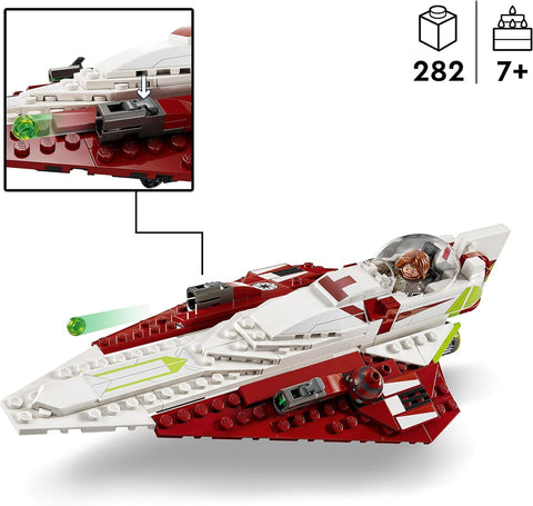 LEGO 75333 Star Wars Obi-Wan Kenobi’s Jedi Starfighter | 282 Pieces