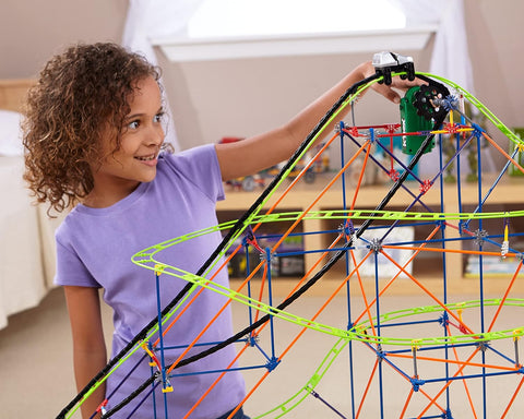 K'NEX | Typhoon Frenzy Roller Coaster Building Set 51438