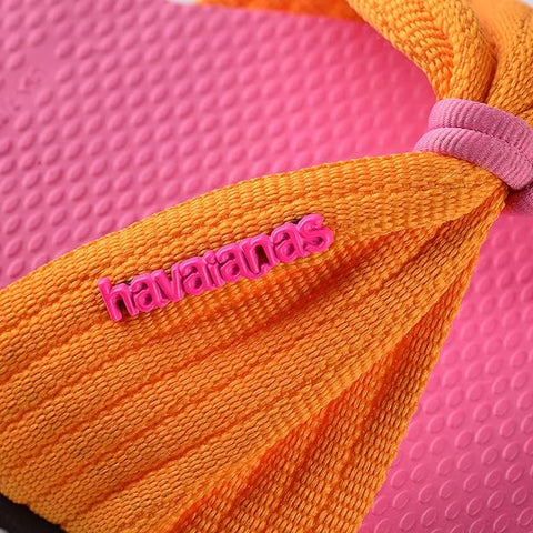 Havaianas Women's You Saint Tropez Basic Flat Sandal, Crystal Rose | Damaged Packaging