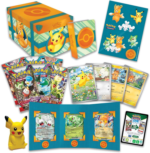 Pokémon TCG: Paldea Adventure Chest (7 Foil Promo Cards & 6 Booster Packs)