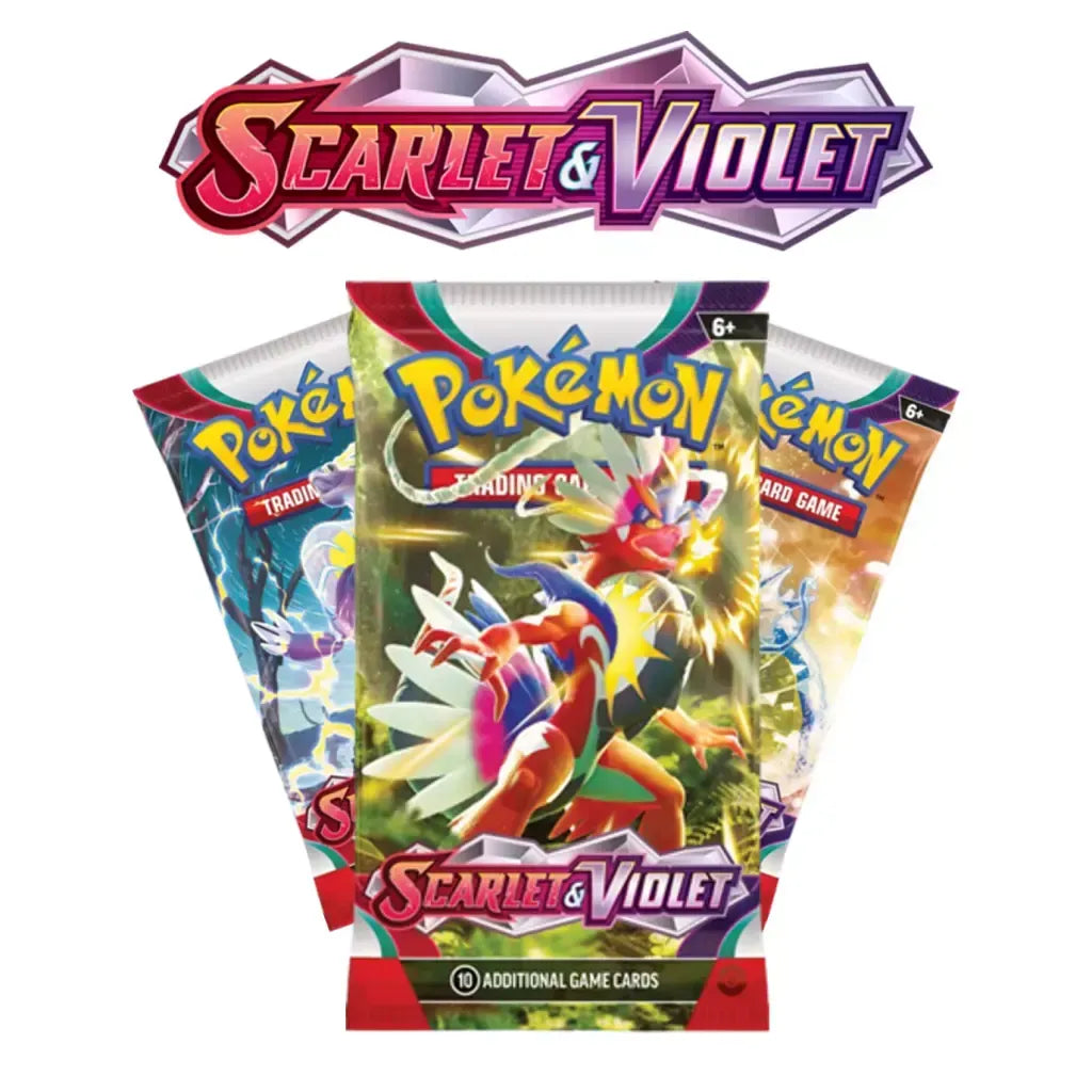 scarlet and violet half booster box Pokémon TCG: & – Base Set (18 Packs) Matte Art Yu-Gi-Oh Sized poketcg accessories Type:Starter (10 Mailers + 25 Toploaders)