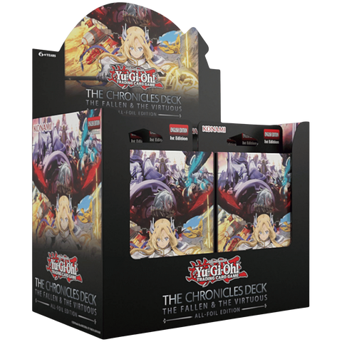 Yu-Gi-Oh! TCG: The Chronicles Deck – The Fallen & The Virtuous CDU (8x Decks)
