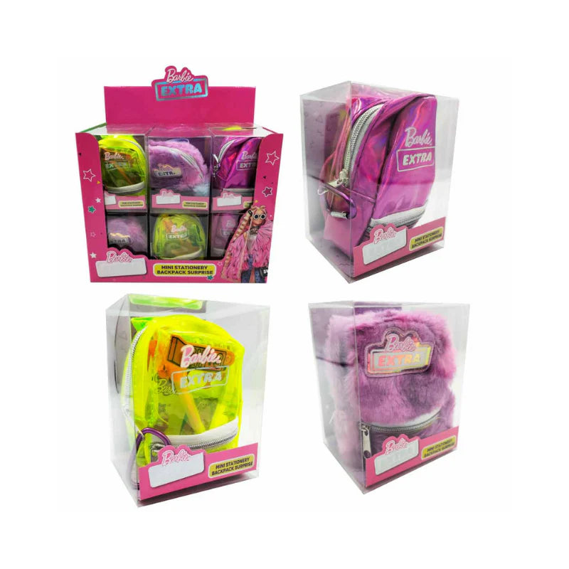 barbie mini stationery backpack Inside the backpack Dabdoob | Barbie Extra Stationery