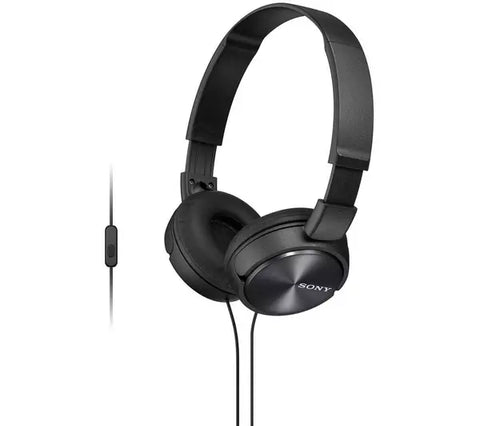 Sony MDR-ZX310APB Black Headphones | Foldable Wired