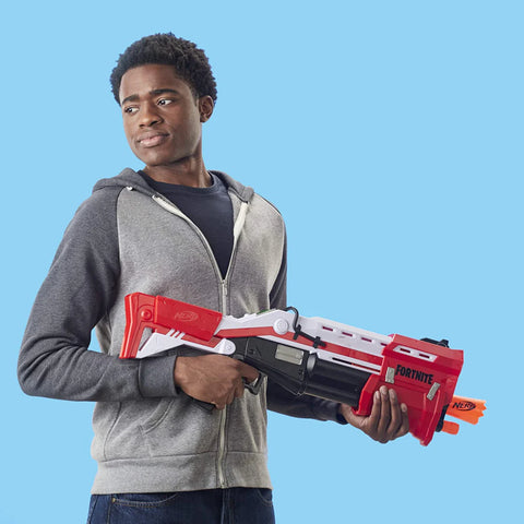 Nerf Fortnite TS Blaster – Pump Action with 8 Mega Darts | Game-Inspired Design