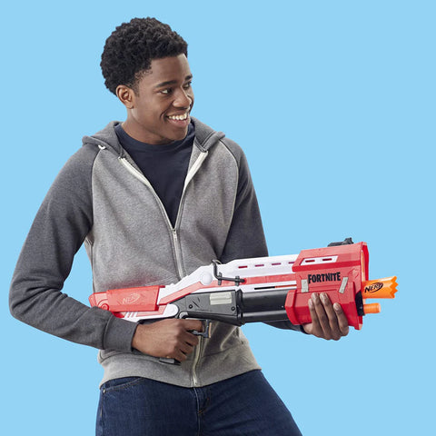 Nerf Fortnite TS Blaster – Pump Action with 8 Mega Darts | Game-Inspired Design