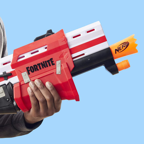Nerf Fortnite TS Blaster – Pump Action with 8 Mega Darts | Game-Inspired Design