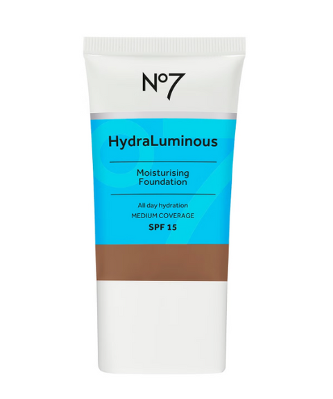 No7 HydraLuminous Moisturising Foundation | Radiant Finish | SPF 15 | 30ml