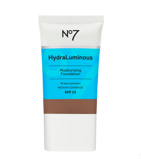 No7 HydraLuminous Moisturising Foundation | Radiant Finish | SPF 15 | 30ml
