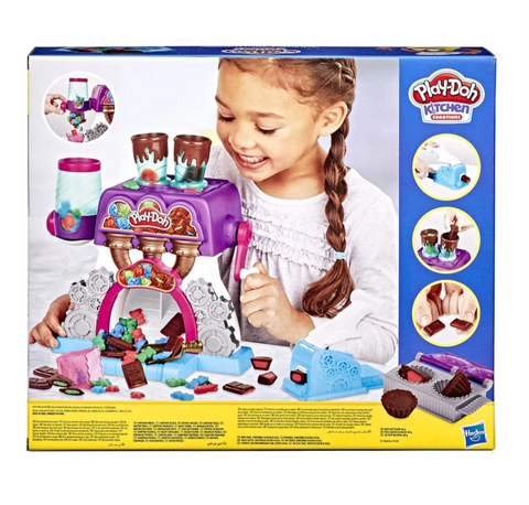 Play-Doh Candy Delight Playset – 13-Piece Sweet Maker (Damaged Box)