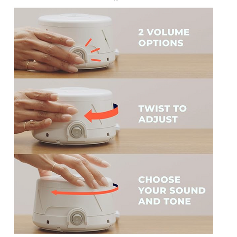 Yogasleep Dohm Classic White Noise Machine – Natural Fan Sound for Sleep Office & Travel | Noise-Cancelling | Ideal for Adults & Babie