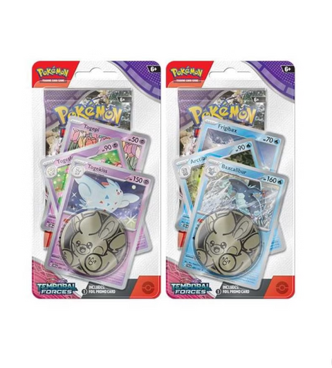 Pokemon Scarlet and Violet 5 Temporal Forces Premium Checklane Blister Pack (Assortment)