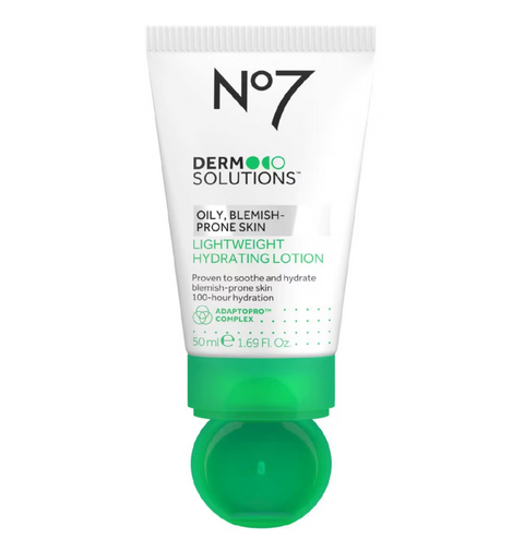 No7 Derm Solutions Lightweight Hydrating Lotion Suitable for Normal to Oily, Blemish-Prone Skin 50ml