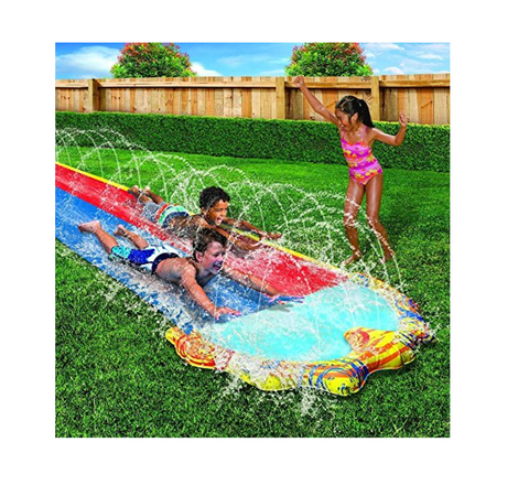 BANZAI 16ft Splash Sprint Racing Water Slide