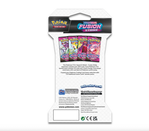 Pokémon TCG Sword & Shield – Fusion Strike Sleeved Booster Pack