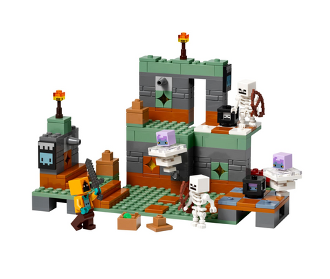LEGO Minecraft 21271 The Armory Building Set – 2 Minifigures & Accessories