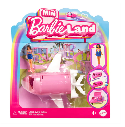 Mattel Mini Barbieland Doll & Vehicle Play Set – With Colour Change Feature