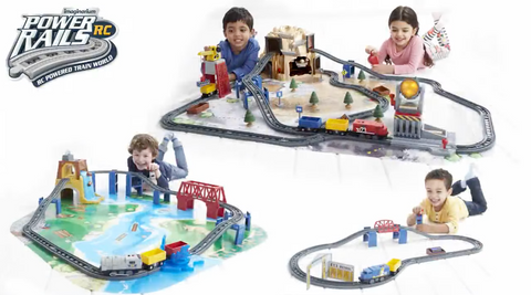 Imaginarium Power Rails RC Gold Mountain Train Set