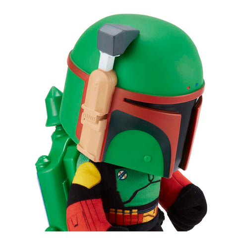 Star Wars Boba Fett Voice Cloner Plush | Rocket Launch & Voice FX Toy