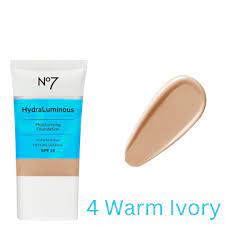 No7 HydraLuminous Moisturising Foundation | Radiant Finish | SPF 15 | 30ml