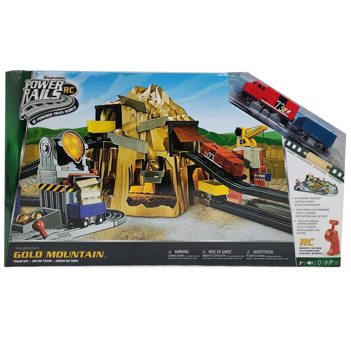 Imaginarium Power Rails RC Gold Mountain Train Set