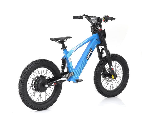 Revvi 18" Kids Electric Balance Bike - Blue - Pre Order