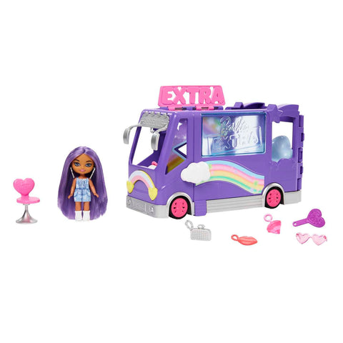Barbie Extra Mini Minis Tour Bus | Playset with Exclusive Doll & Accessories