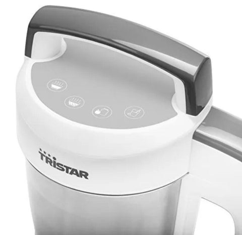Tristar BL-4457 Soup Blender | 1.1L Tabletop Blender with Mason Jars & Lids | 250W