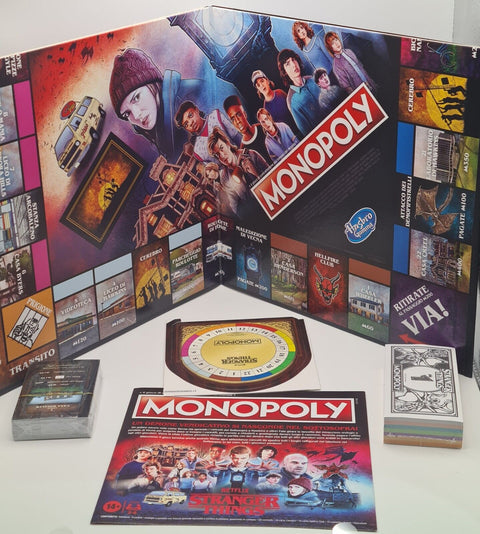 Hasbro Game Table Of Society Monopoly Of Stranger Things 4 IN Italian 14+ | Damaged Packaging