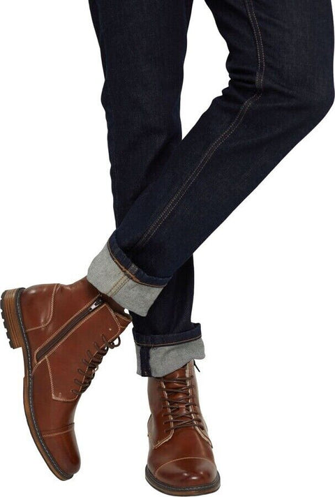 Esprit Men’s Ankle Boots – Toffee Brown Leather